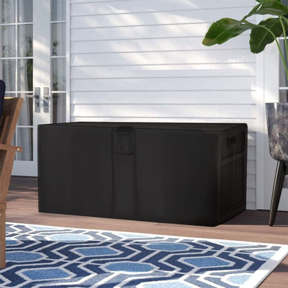 Outdoor Storage Box Cover for Keter XXL 230 Gallon Plastic Deck Storage Container Box,Waterproof Patio Storage Box Covers - 58 x 33 x 34 Inch