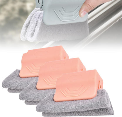 2026 New Magic Window Track Cleaner, 3Pcs Multipurpose Cleaning Brush for Window Grooves, Sliding Door Tracks, Tile Grout Lines, Shutter Slats, Car AC Vents, and Narrow Gaps (Mix)
