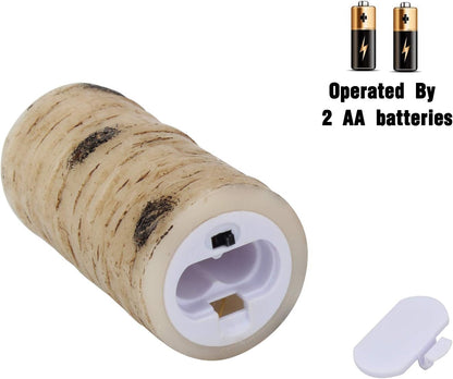 Vinkor Flameless Candles Battery Operated Candles Real Wax Pillar LED Candles with 10-Key Remote and Cycling 24 Hours Timer (Ivory Set of 12 （D: 3" x H: 4"）)