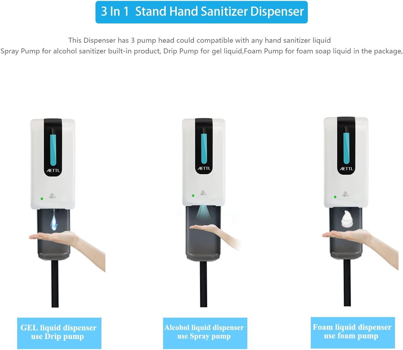 Automatic Foam Soap Dispenser Touchless Wall Mounted, USB-C Rechargeable with Smart Screen Temperature Display & Ambient Light, 7 Adjustable Levels, 16.9 oz for Kitchen Bathroom Commercial,White
