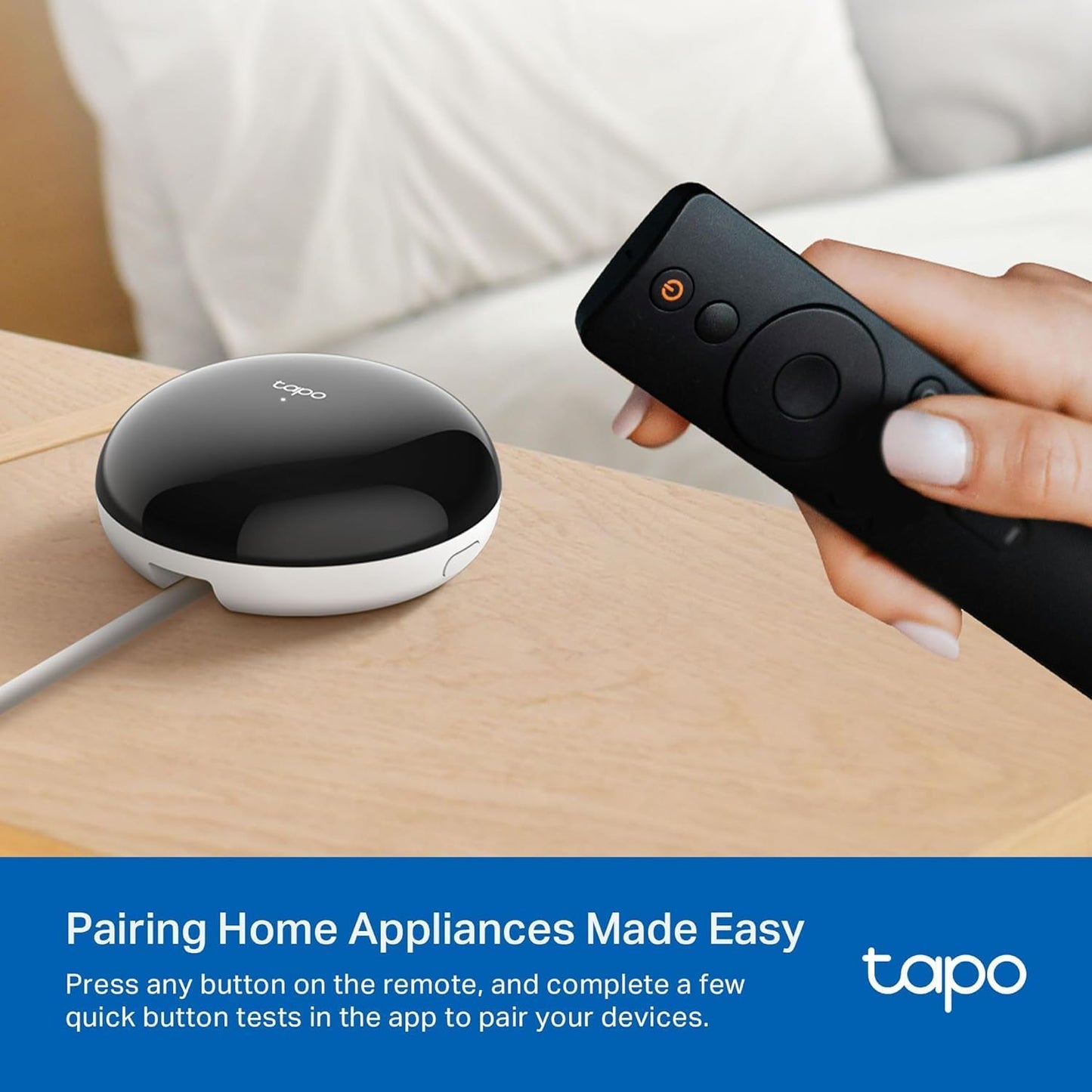 TP-Link Tapo Smart Water Leak Detector, Requires Tapo Hub, Water Leak Sensor Wi-Fi with Rapid Dripping Detection, 90dB Adjustable Alarm, App Alerts, Compatible with Alexa and Google Home, T300