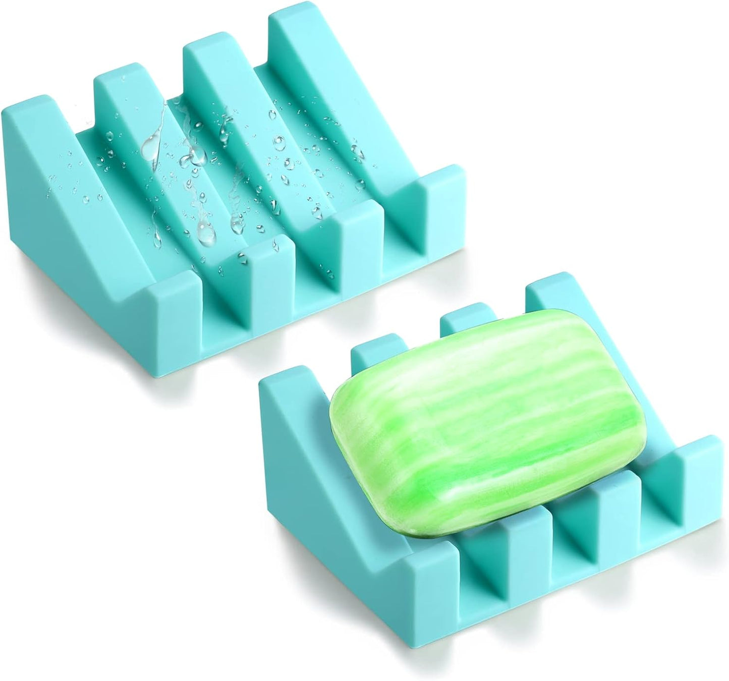 Soap Dish, Bar Soap Holder for Shower for Bathroom, Kitchen, Bathtub, Easy to Clean, Keep Soap Dry, Extend Soap Life