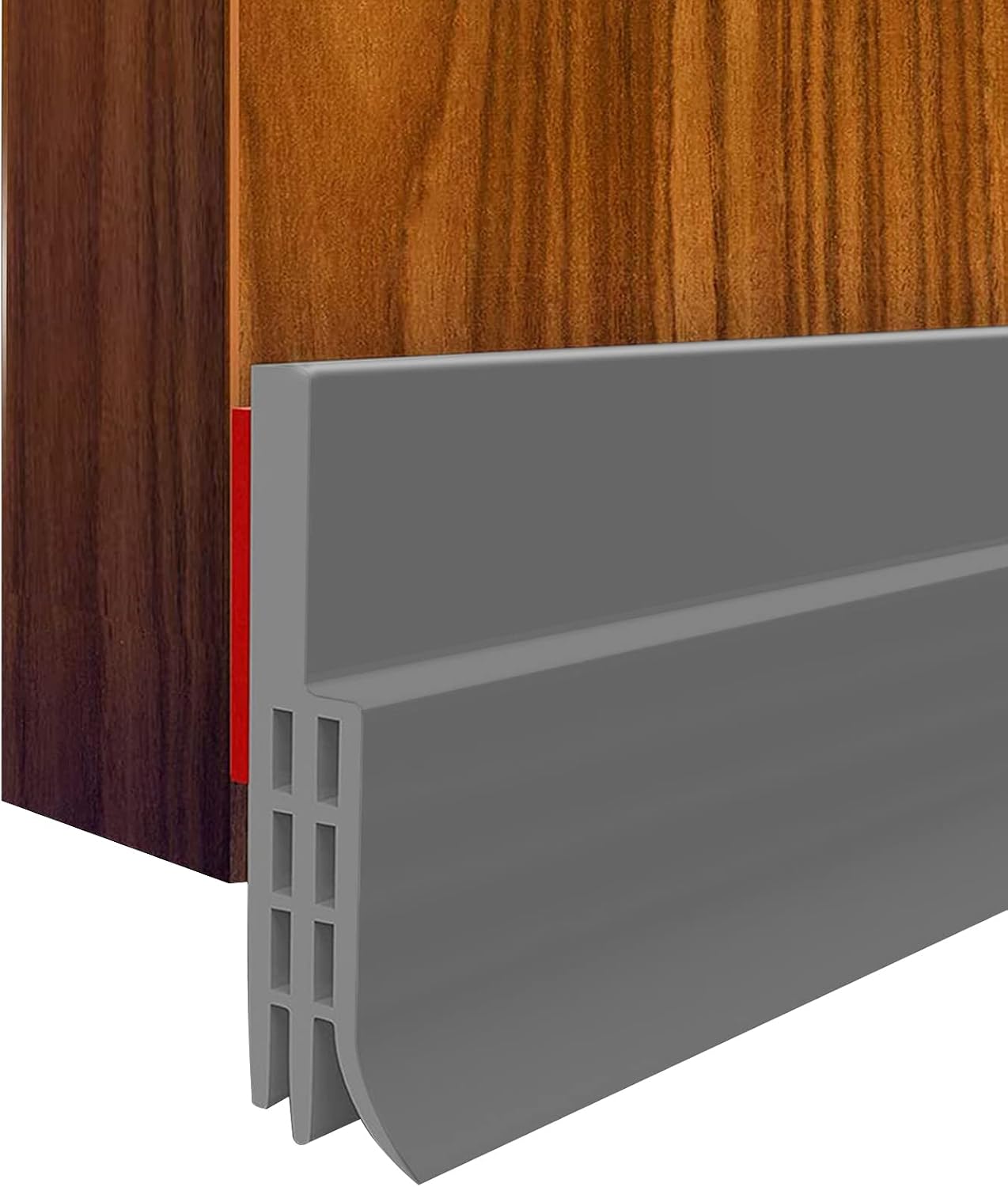 2PACK Door Draft Stopper, Strong Adhesive Door Sweep for Exterior and Interior Doors, Dustproof and Soundproof, 2" W x 39" L (White)