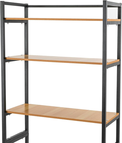 Over The Washer and Dryer Storage Shelf, 3-Tier Floor-Standing Storage Rack Metal Utility Organizer for Laundry Room Bathroom Kitchen
