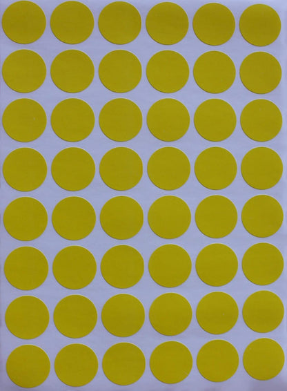 Royal Green Dot Sticker 11/16" Inch (17mm) Colored Labels in Purple - 2400 Pack - Colors A