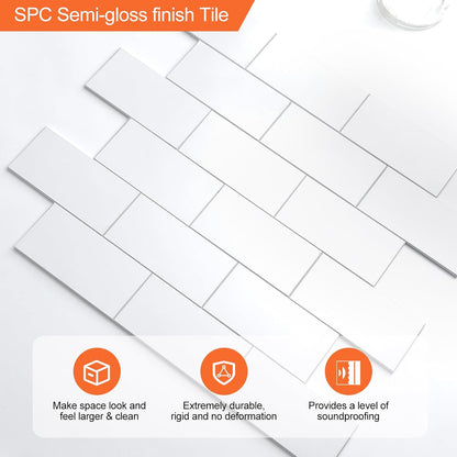 2026 New Upgrade Peel and Stick Backsplash Tile, Peel and Stick 11.34" X 11.57" Wall Tile for Kitchen, Bathroom, Fireplace, Laundry (Beige Ecru, 10 Packs)