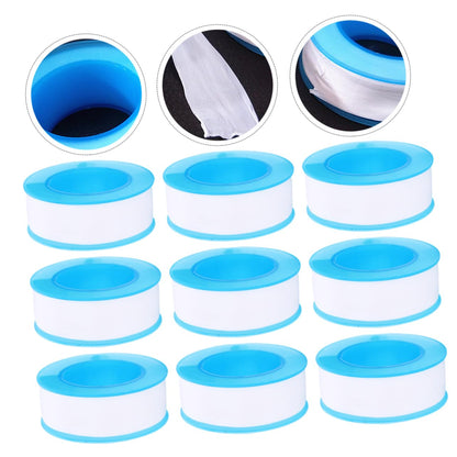 10Rolls PTFE Plumber Seal Tape Thread Sealant for Plumbing Water Pipe and Duct Sealing Wear Resistant Flexible Easy to Cut for Custom Sealing Needs