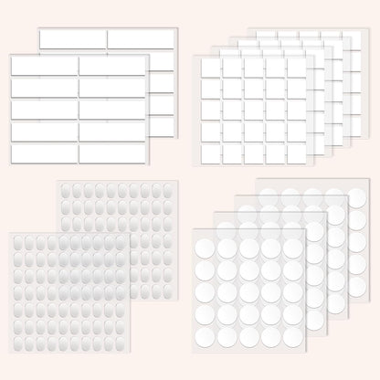 520pcs Double Sided Tape Wall Nano Sticky Dots Mounting Putty Two Sided Adhesive Strong Sticky Tack Multi-Shape Museum Putty No Traces - Crafts Poster Decoration Picture Hanging Crafting Party