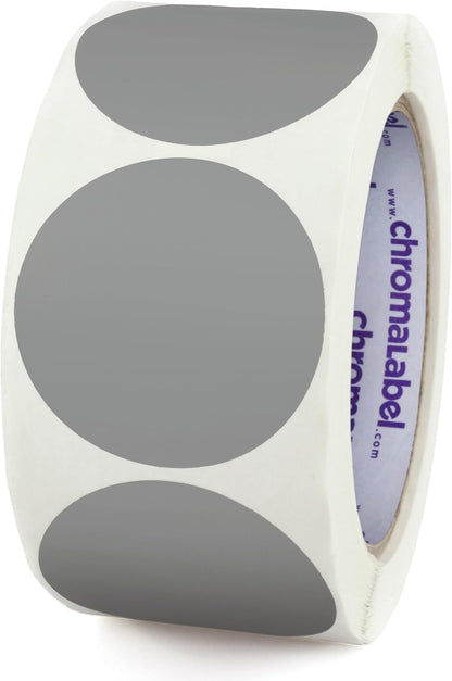 ChromaLabel 2 inch Color-Code Dot Labels | 500/Roll (Yellow)