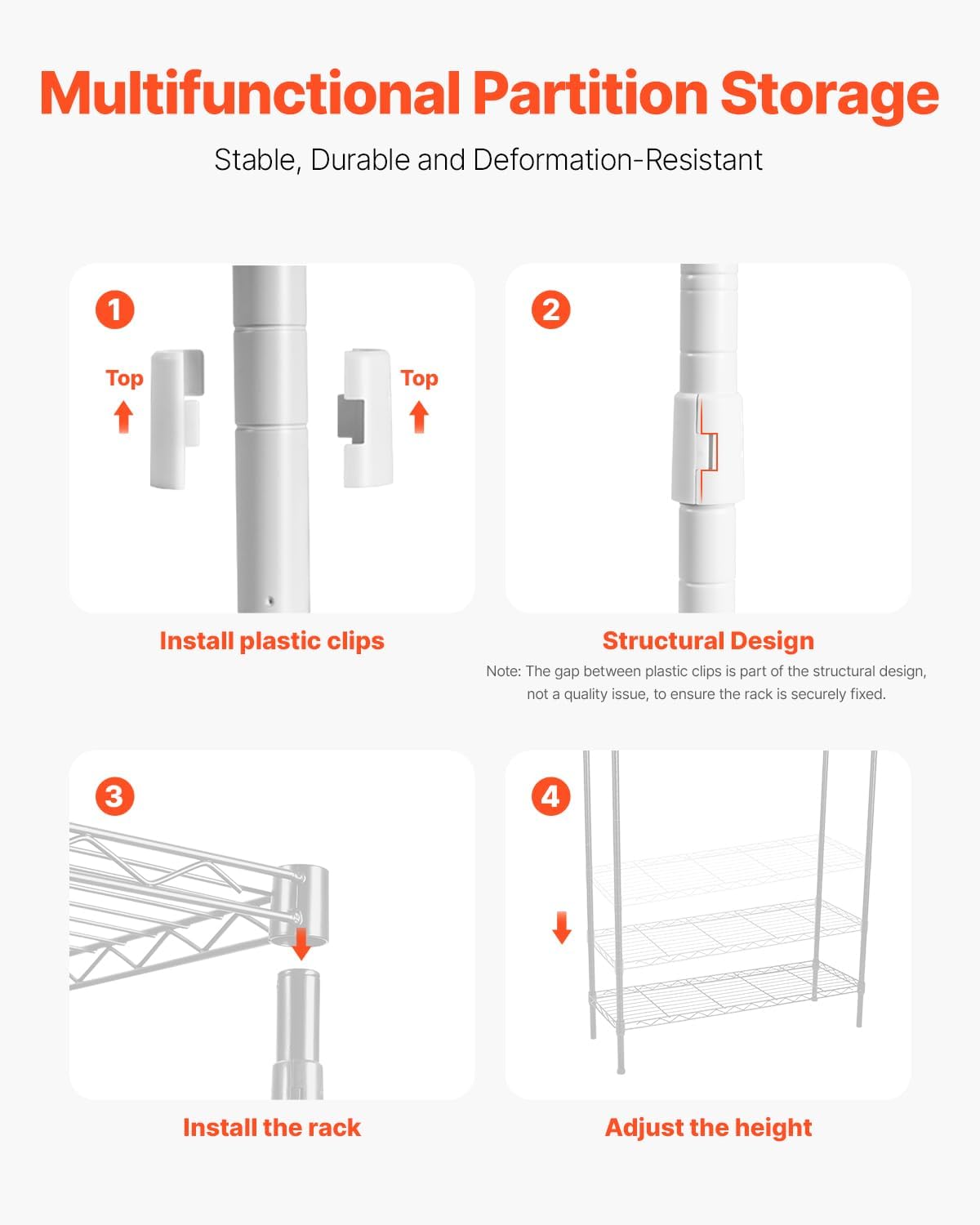 VEVOR Over Washer and Dryer Storage Shelves, 6 Tiers Laundry Room Drying Rack with Hanger Rod and Hooks, Two Rows Adjustable Washer Shelves Space Saver, for Laundry Room Storage & Organization, Black