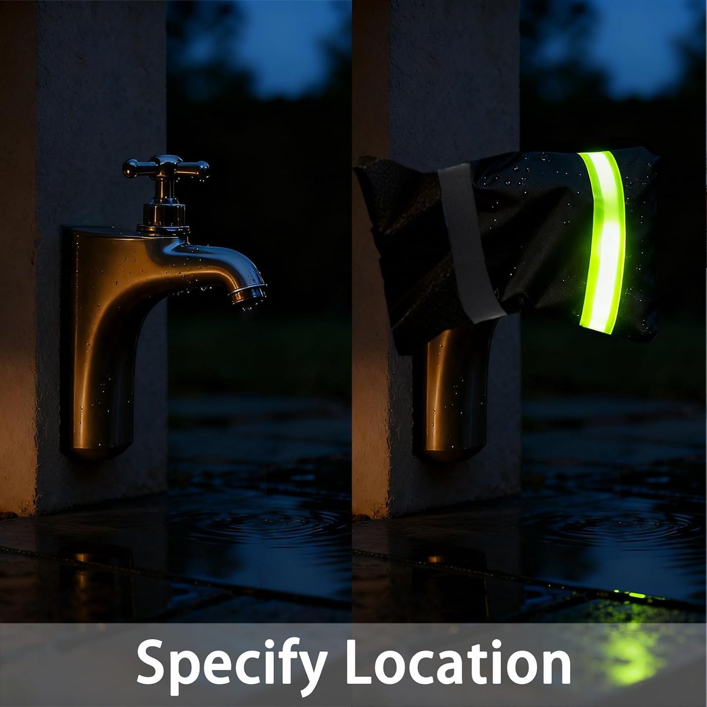 2PCS Outdoor Faucet Covers for Winter Freeze Protection, Upgrade Enlarge and Thicken 7.1"W x 9.8"H Reusable Waterproof Insulated Outdoor Faucet Covers, Faucet Cover Outdoor for Winter Cold Weather