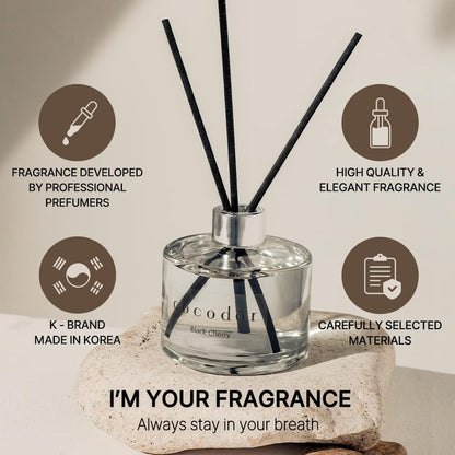 COCODOR Signature Reed Diffuser/Woody Hotel / 6.7oz(200ml) / 2 Pack/Reed Diffuser, Reed Diffuser Set, Oil Diffuser & Reed Diffuser Sticks, Home Decor & Office Decor, Fragrance and Gifts, Mother's Day