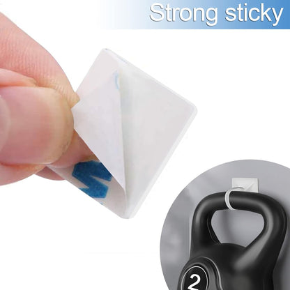 Zip Tie Mounts - SeuYeugX 100PCS Cable Self Adhesive Mounts Set for Wire Management with Stick Pads Anchors Clips Squares Holders (Black)