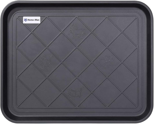 Multi-Purpose Boot Tray Mat,Shoe Tray Mat,Pet Bowl Tray,Waterproof Trays for Indoor and Outdoor Floor Protection,24" x 15"/Medium …