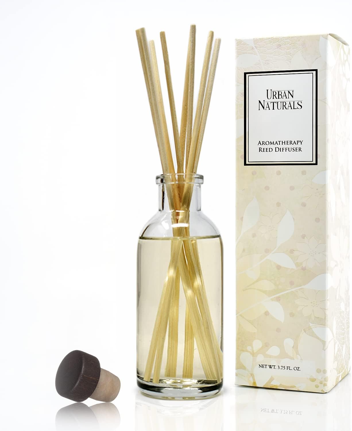 Urban Naturals Smoked Vanilla Reed Diffuser Set with Vanilla Bean, Sandalwood & Leather | Made in the USA - Colors B