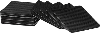 Non Slip Furniture Pads 1/2" x 3" Rubber Strips Self Adhesive Furniture Grippers Chair Leg Pads Rubber Chair Feet Anti Scratches Non Skid Furniture Pad Floor Protectors, 40 Pcs Rectangle