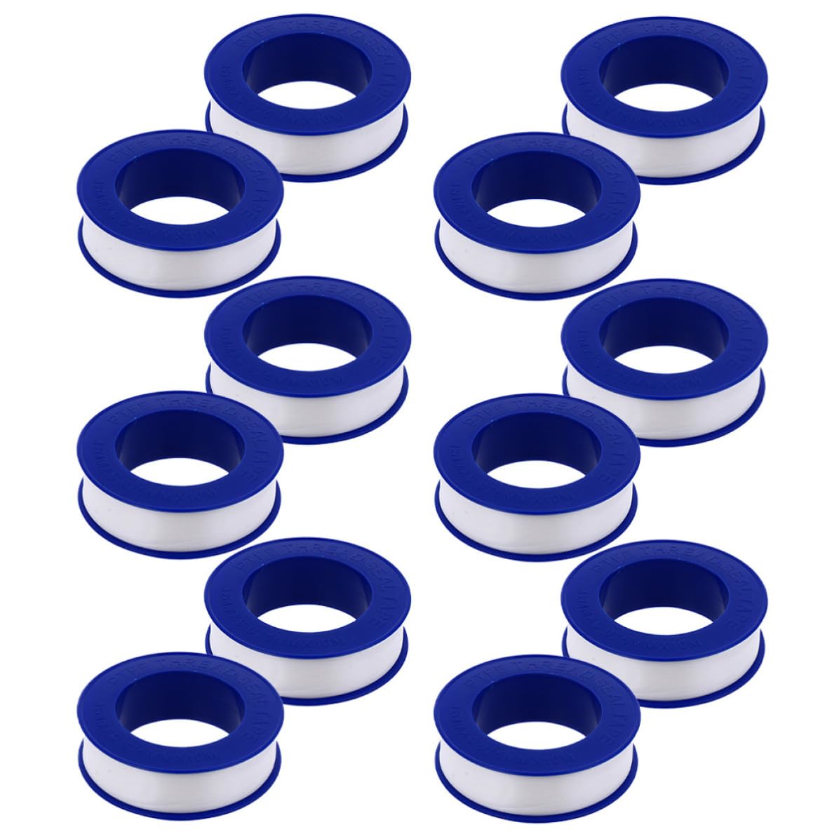 PTFE Thread Seal Tape Excellent Sealing for Pipes and Pipe Joints 12 Rolls High Temperature Resistant Plumbing Tape for Home and Leak Prevention