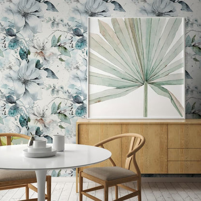 18"x236" Boho Cream/Brown Daisy Flower Peel and Stick Self Adhesive Wallpaper Removable Contact Paper Stick on Easy Peel Off Wall Paper for Kitchen Bedroom Bathroom Renter