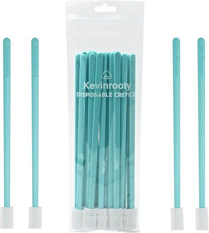 20PCS Crevice Cleaning Brush Tool Kit, Disposable Toilet Brush & Seat Cleaner (Blue)