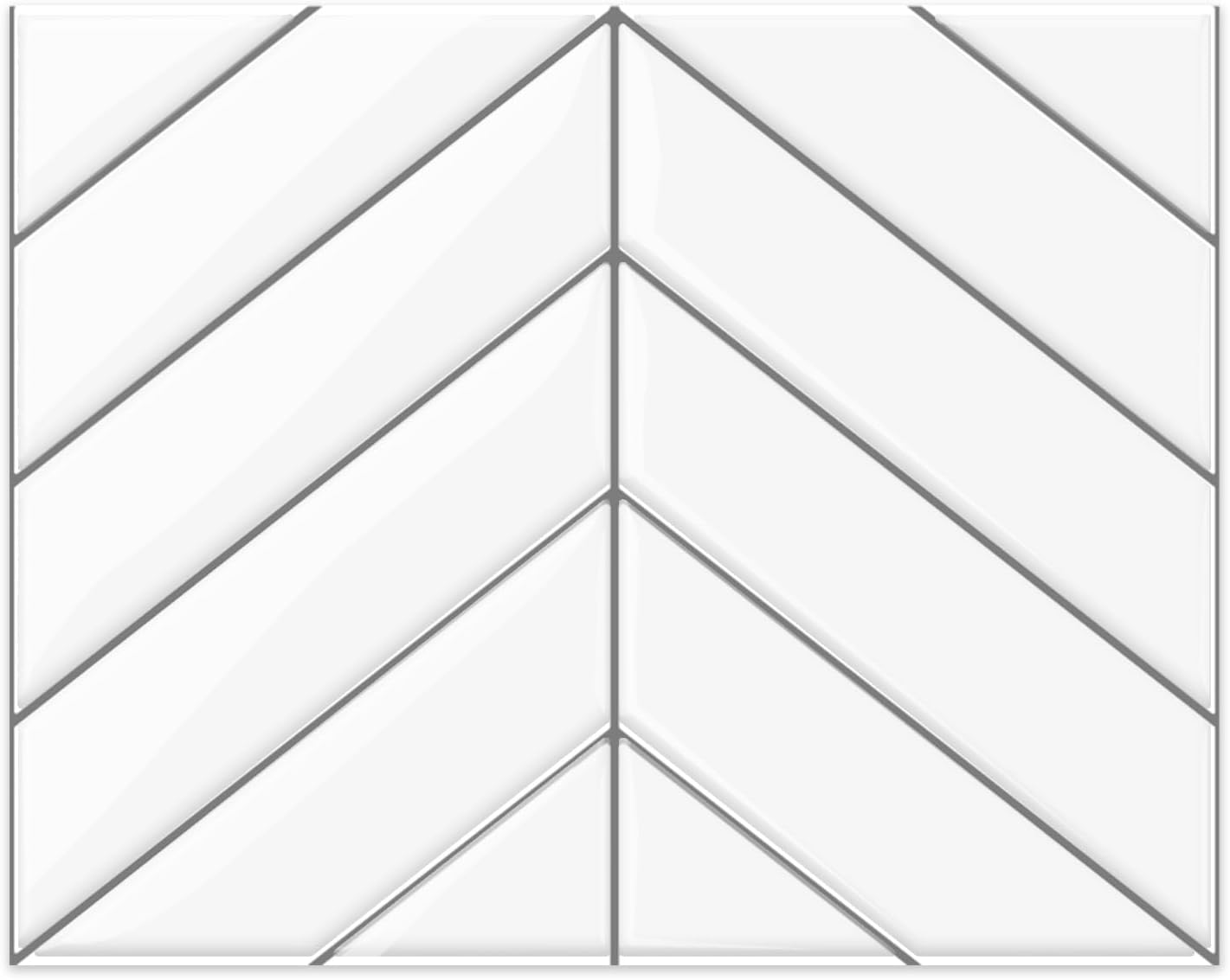 10 Sheets Thicker Design Peel and Stick Backsplash, 3D Self Adhesive Peel and Stick Wall Tile Backsplash for Kitchen, Bathroom, 11.4"x9.1", Beige