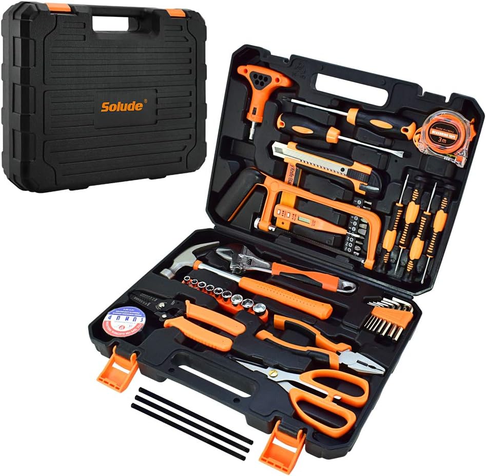 Tool Set, Home Repair Tool Kit for Men Women College Students,Household Basic Hand Tool Sets with Case for Home Maintenance,Dorm Essentials and DIY Projects