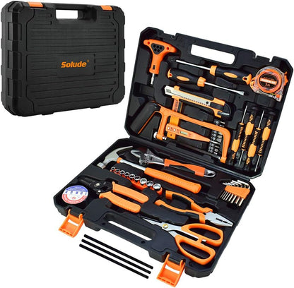 Tool Set, Home Repair Tool Kit for Men Women College Students,Household Basic Hand Tool Sets with Case for Home Maintenance,Dorm Essentials and DIY Projects