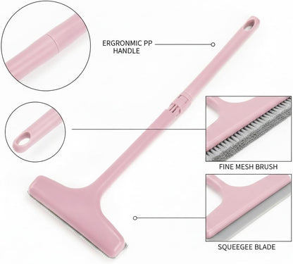 Window Screen Cleaning Brush, Double-Sided Design for in-Place Mesh Maintenance, PP Plastic Cleaner Tool (1 PC)