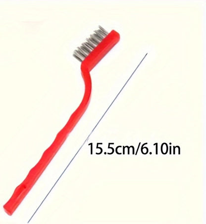 Stainless Steel Wire Brush Set, Kitchen Cleaning, Rust Removal, 3 Pcs | Stainless Steel Bristles, Rust-Resistant, Ergonomic Handle, 3 Assorted Sizes, Multi-Surface Safe