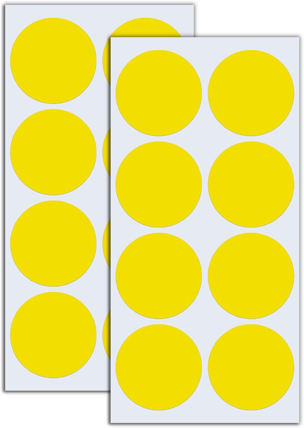 2" Round Large Colored Moving Stickers Labels - 10 Colors, Pack of 240