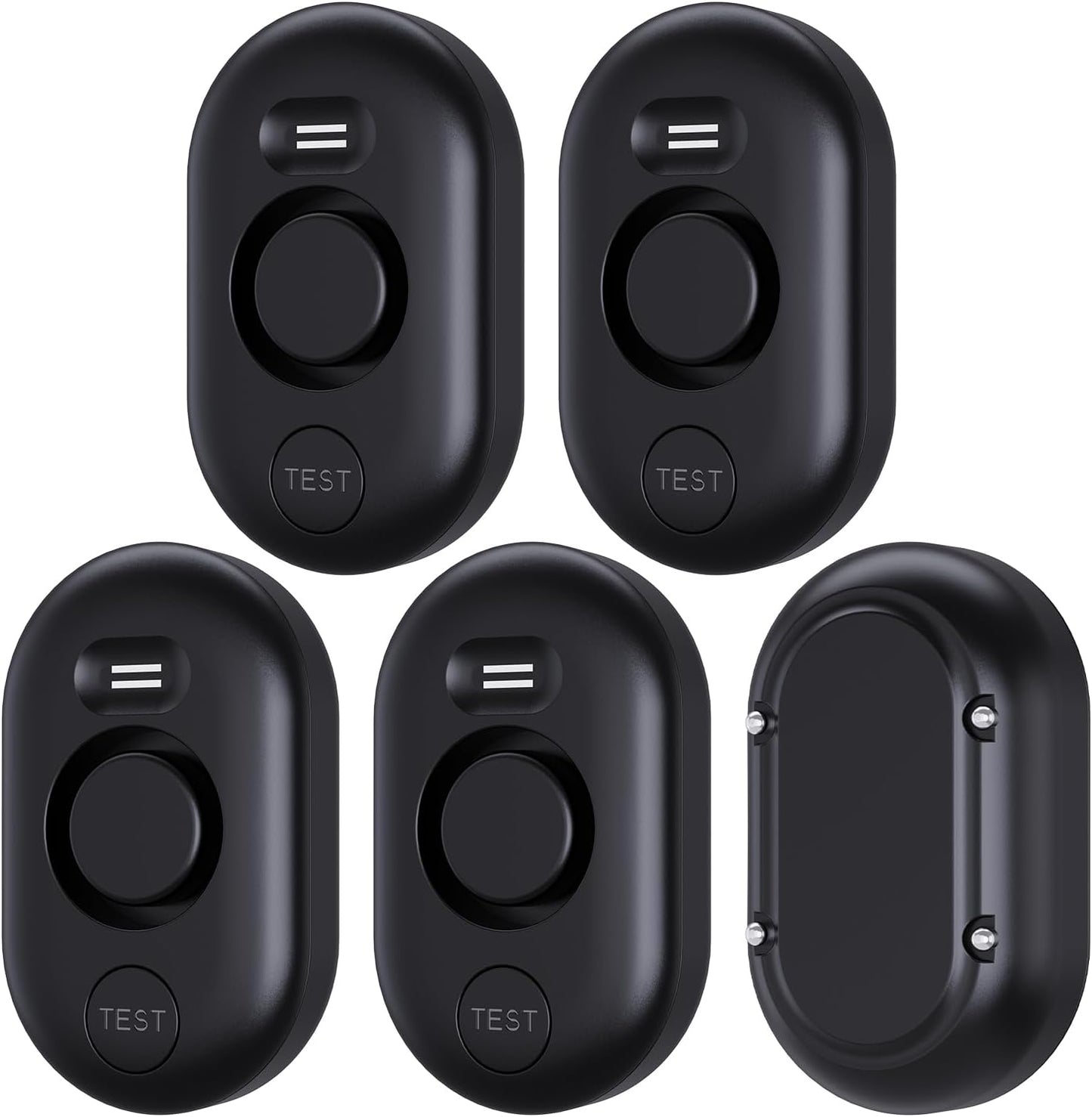 5 Pack Water Leak Detectors for Home, 100dB Water Sensor Alarm for Basement,Flood Leakage Detection Devices for Pipe/Drain/Sink/Faucet Drip Alert,Floor Flooding in Bathroom/Kitchen/Toilet/Laundry Room