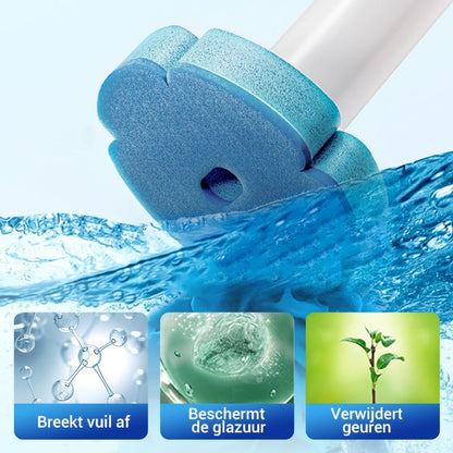 Disposable Toilet Cleaning System: Toilet Brush & Holder Kit with 18PCS Pre-Soaked Cleaner Wall-Mount Scrubbing Toilet Brush Bathroom Cleaning Kit (36-Pack Lavender Brush Head)