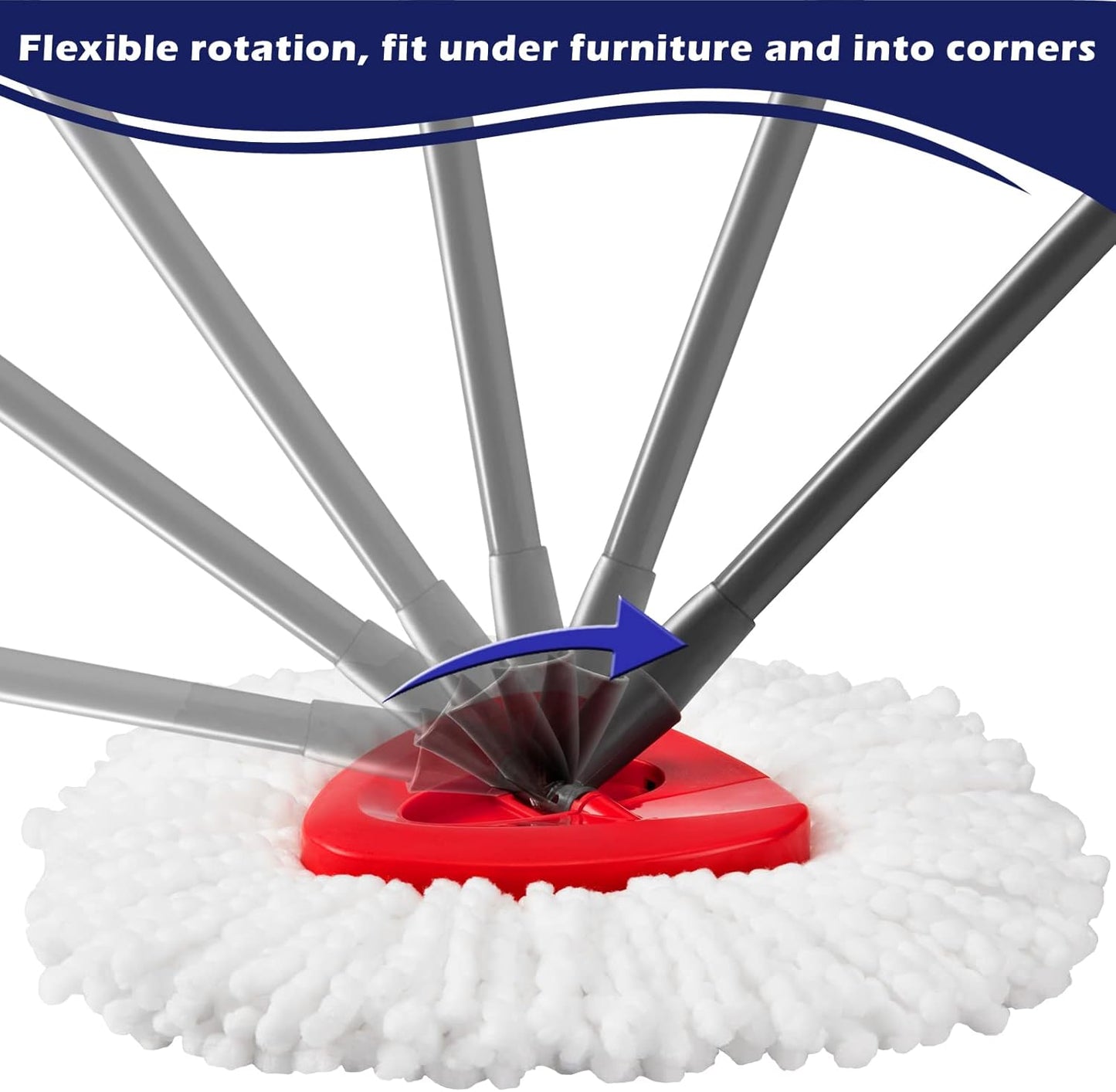 Spin Mop Replacement Base Compatible with O-Ceda EasyWring 1 Tank System, Replacement Base for Spin Mop Head