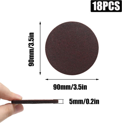 Furnigear 1.5x1.5 Inch Square Felt Furniture Pads, 18Pcs Self-Adhesive Floor Protectors for Chair Legs, Hardwood Floors - Cuttable, Anti-Scratch, Brown