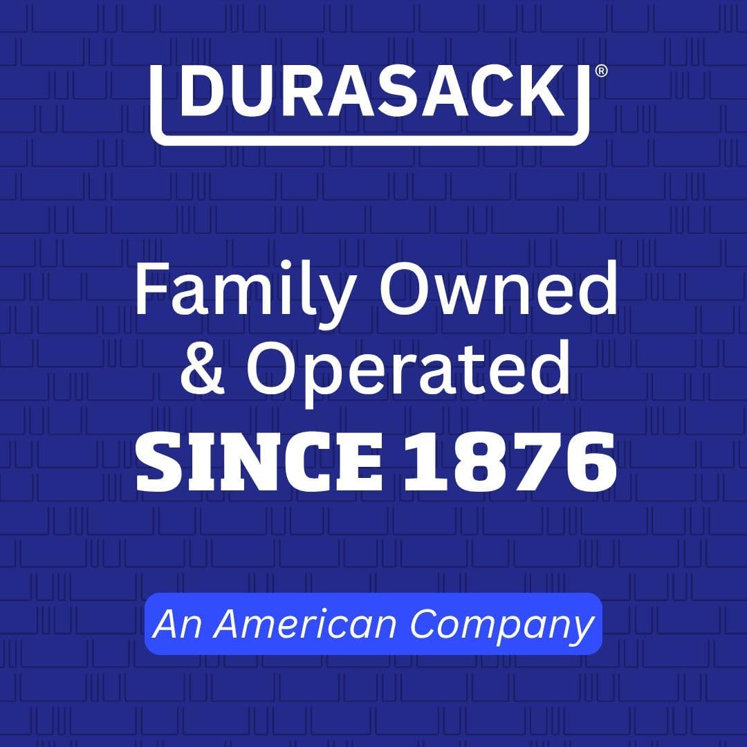 DURASACK XL 48-Gallon Zipper Top Heavy Duty Storage Tote Bags, Black | Rugged Woven Polypropylene Moving Bag, Reusable Self-Standing Design, Holds up to 500 Pounds
