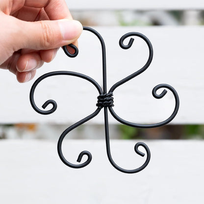 Yohsnor Monstera Plant Stem Support System - 5 Piece Set (5.5x4.7in) | Durable Plant Support Stakes for Climbing Plants & Fishbone Cactus | Ideal Leaf Stabilizer for Indoor Plants & Monstera Care