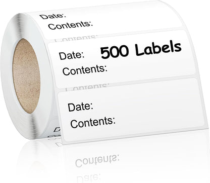 Kingtac 600 Writable Home Moving Stichers - 2' x 3', 20 Color-Coded Home Moving Packing Labels with Fragile, Extra, Heavy Options.Stick to Cardboard Boxes and Plastic Bins, No Extra Tape Needed