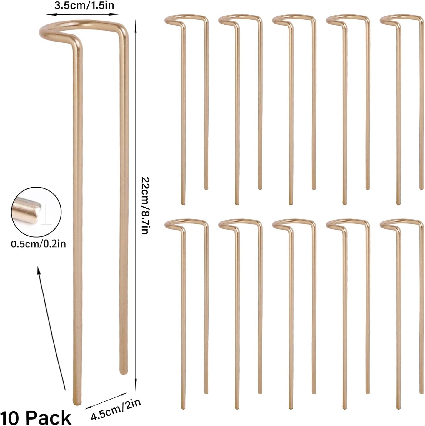 10 Pack Indoor Plant Support for Monstera Trellis Stakes and Stem Holder - Perfect for Small Indoor Plants, Desktop Gardens & Flower Shelf Use, Easy to Set Up and Efficient Support
