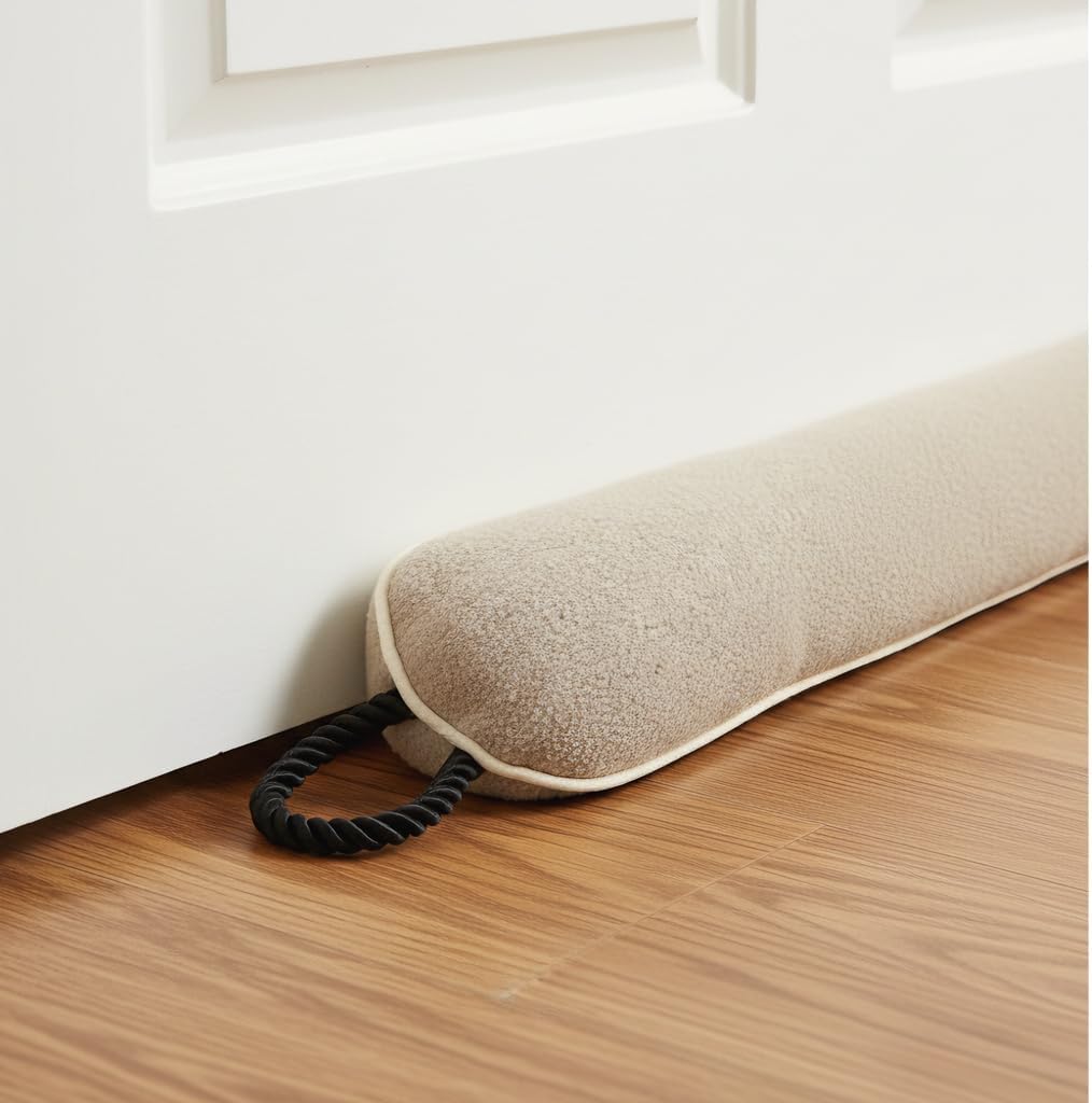 VelTherm Door Draft Stopper - 36" Under Door Gap Filler & Door Sweep for Bottom of Door - All-Season Heavy Duty Draft Stopper for Bottom of Door to Block Hot/Cold Air, Noise, Dust & Light