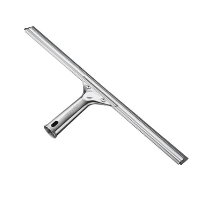 Unger Professional Stainless Steel Heavy-Duty Squeegee, 12", Silver
