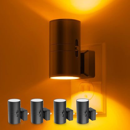 L LOHAS LED Night Light Plug in, Night Lights Plug into Wall, Light Sensor, 0-100LM Soft White 3000K, Dimmable Night Light, Modern Nightlight for Kids Bathroom Hallway Bedroom Kitchen Stairway, 2 Pack