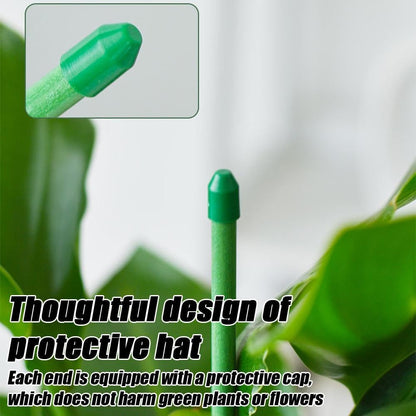 5Pcs Plant Stakes - Adjustable Length Plant Support Stake,with 10Pcs 360 °Rotating Buckle,for Indoor Outdoor,for Medium and Large Tomato Orchid Potted Plants Flower Support Rod