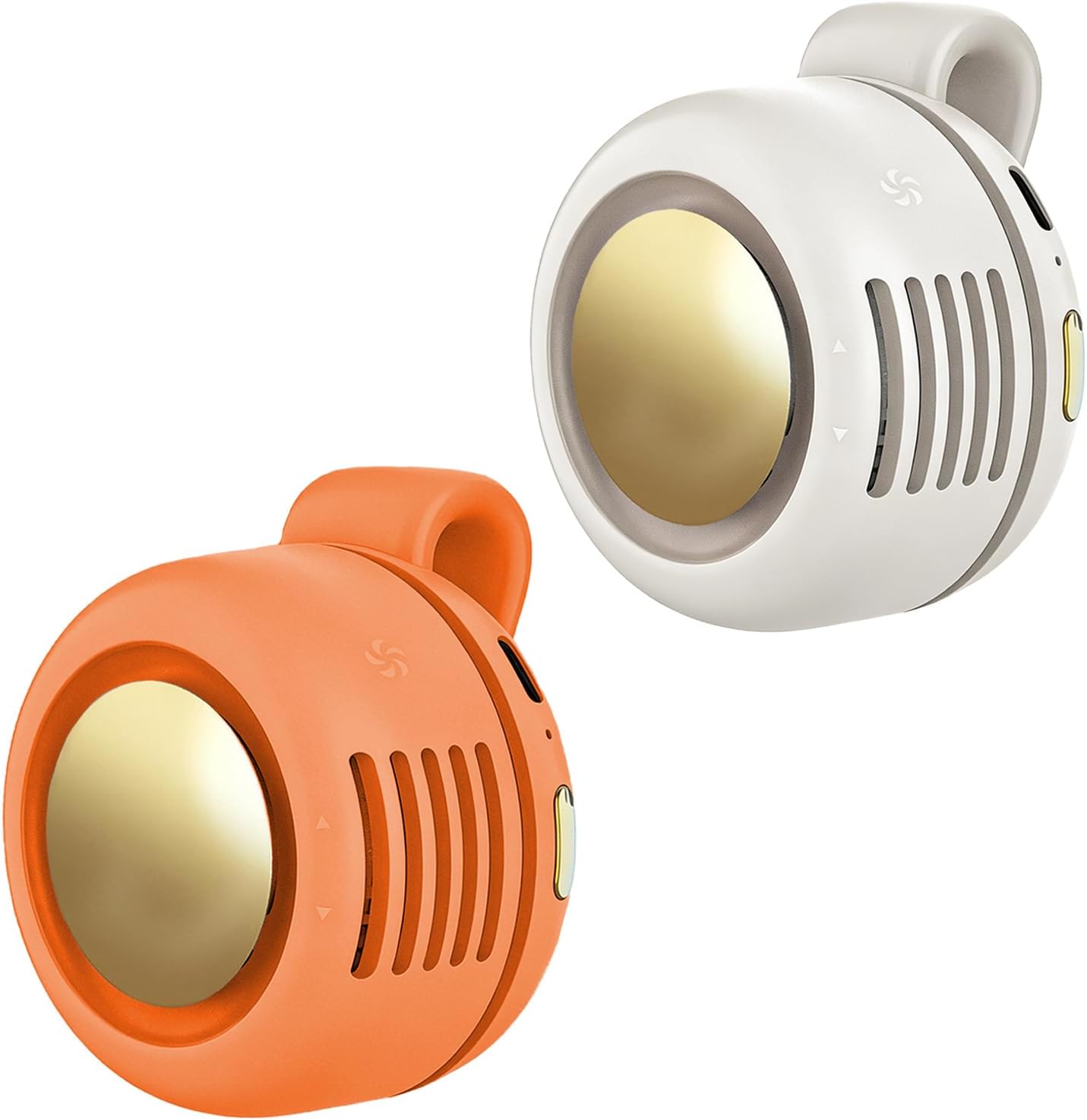Portable Clip-On Fan, Mini USB Rechargeable 360° Rotatable Fan, Personal Fan 3-Speed Silent Mini Bladeless Fans