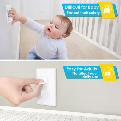Outlet Covers Babepai 38-Pack Black Child Proof Electrical Protector Safety Improved Baby Safety Plug Covers
