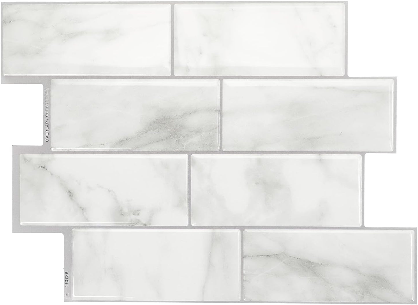 Smart Tiles Peel and Stick backsplash, Subway Teal Green, 11.55"x8.38" | Pack of 5 (2.8 sq ft), Glossy, Heat/Moisture Resistant, Low VOC, Kitchen/Bathroom, Renter Friendly, Made in Canada