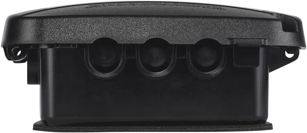 Intermatic WP5100BL Extra Duty Plastic Weatherproof Cover, 2.75-Inch Single Gang, Black