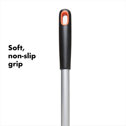 OXO Good Grips Extendable Shower, Tub and Tile Scrubber – 42 in, Versatile Cleaning Supplies, Non-Scratch Shower Cleaner with Adjustable Handle