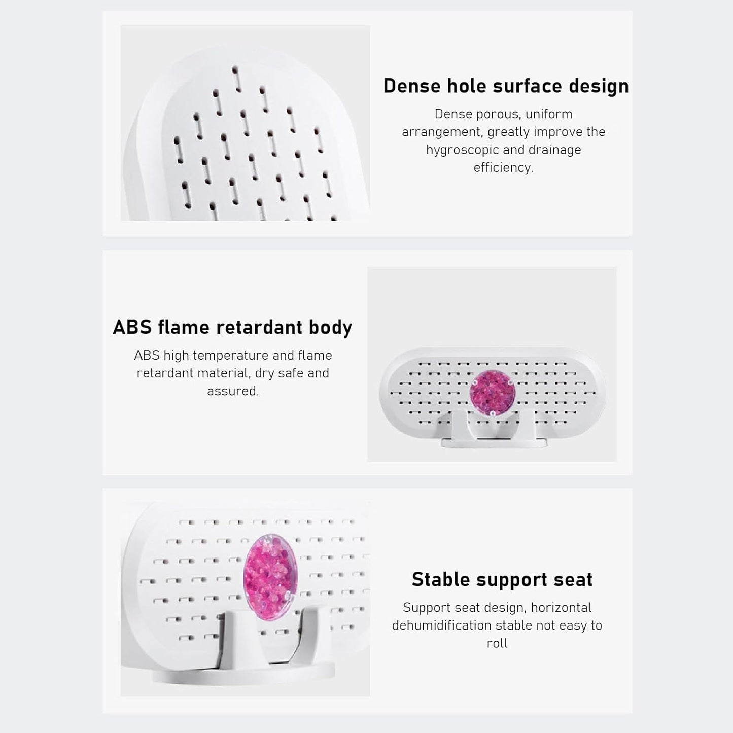 Mini Dehumidifier For Bathroom, 6V 5W USB Charging Portable Small Dehumidifier For Bathroom Portable Electric Dehumidifiers For Closet Shoe Cabinet With Enhanced Efficiency