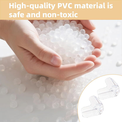 Baby Furniture Corner Protector - Soft Silicone Edge & Corner Guards,16 Pack of Transparent Bumpers for Tables, Desks, Cabinets Child Safety Essentials for Toddlers & Kids