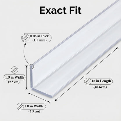 Wall Corner Protector, Walls Edge Protector，Self-Adhesive Wall Corner Guards,PVC Double Side Edge Protector， Furniture Stairs Guard (Gray 2PCS 90cm/35.4in)