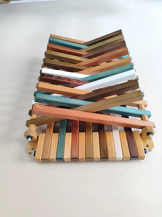 Wall Mounted Wooden Laundry Drying Rack: Foldable Towel Hanger